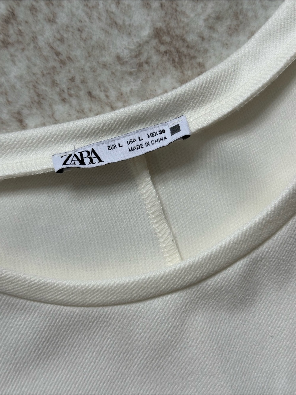 Zara Faux Suede Dress in Color-block - EUC - Picture 5 of 8